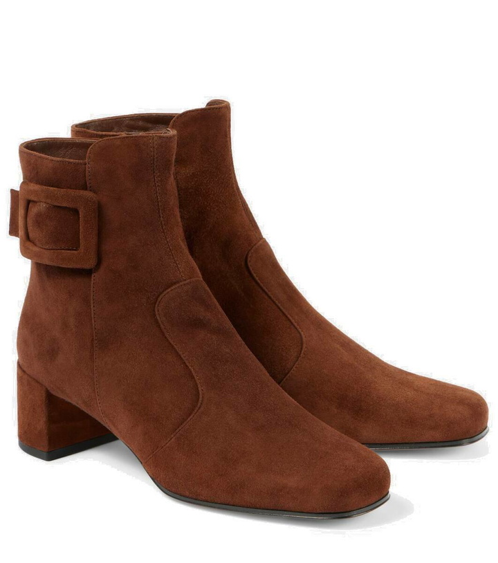 Photo: Roger Vivier Tres Vivier Polly suede ankle boots