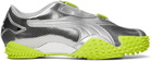 Ottolinger Silver & Green Puma Edition Mostro Lo Sneakers