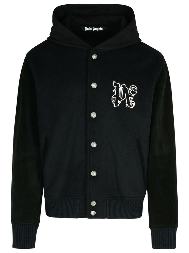 Photo: Palm Angels Virgin Wool Blend Bomber Jacket