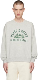 Museum of Peace & Quiet Gray 'Farmers Market' Sweatshirt