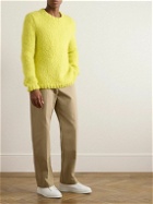 Gabriela Hearst - Lawrence Brushed Cashmere Sweater - Yellow