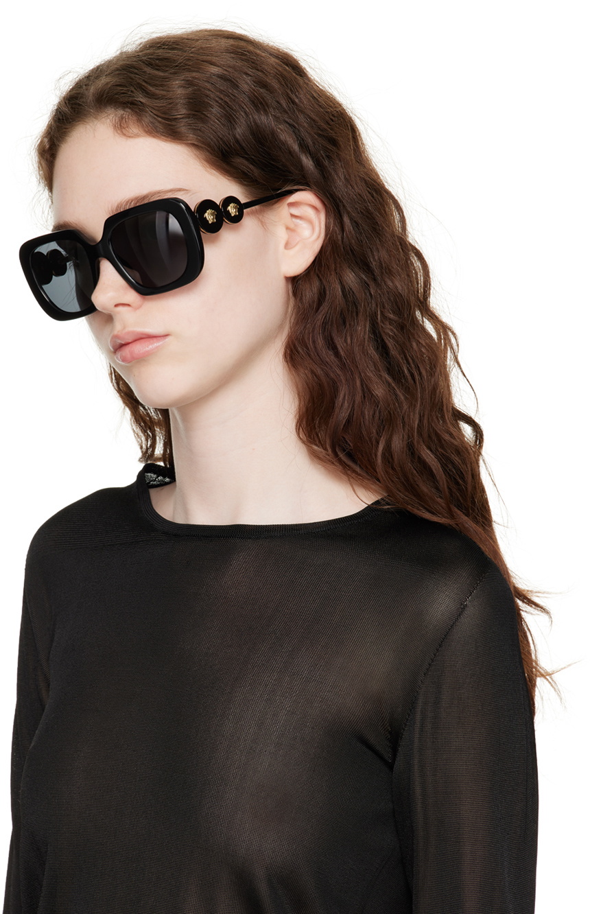 Versace Black Medusa Sunglasses Versace