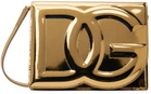 Dolce & Gabbana Gold 'DG' Logo Crossbody Bag