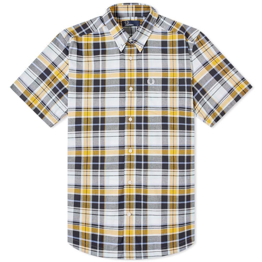 Authentic Short Checked Shirt Fred Perry