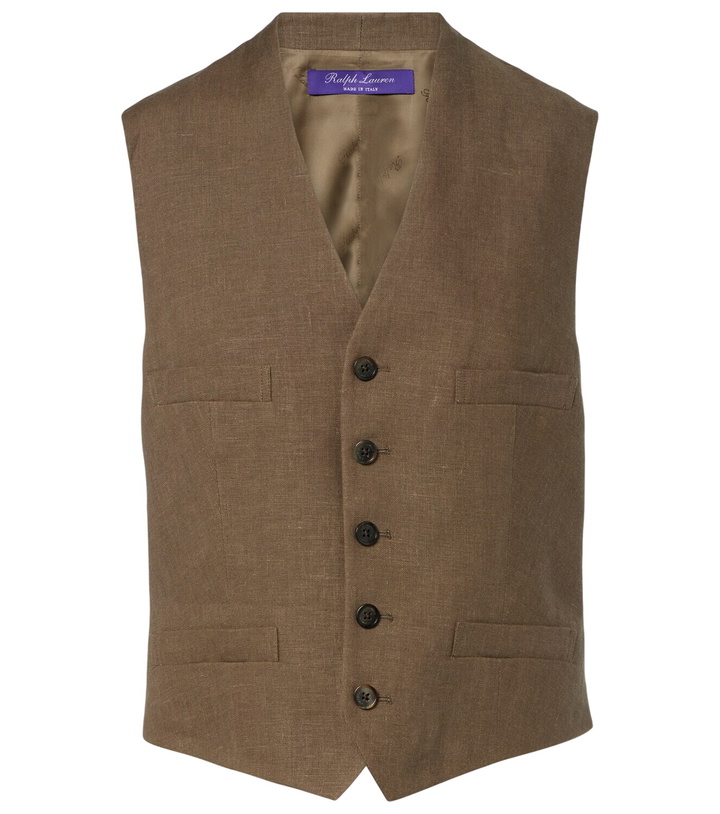 Photo: Ralph Lauren Collection Jaiden linen vest