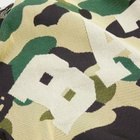 A Bathing Ape Men's 1st Camo Jacquard Blanket in Yellow 