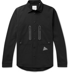 And Wander - Shell and Ripstop Shirt - Black