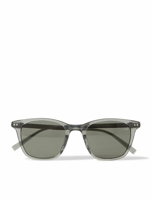 Photo: Dunhill - Square-Frame Acetate and Gold-Tone Sunglasses