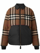 BURBERRY - Wheelton Check Cashmere Jacket