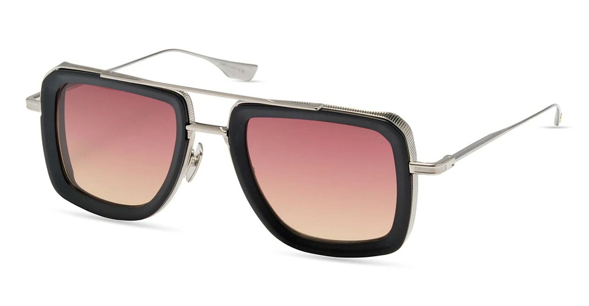 Dita Dubsignal - Raw Titanium / Matte Black Sunglasses