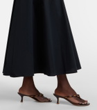 Staud Margi cotton poplin midi dress