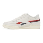 Reebok Classics Off-White and Red C Revenge Sneakers