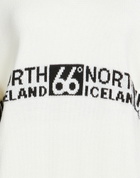 66° North Womens Sweater in Off white