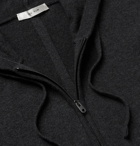 THE ROW - Harry Cashmere Zip-Up Hoodie - Gray