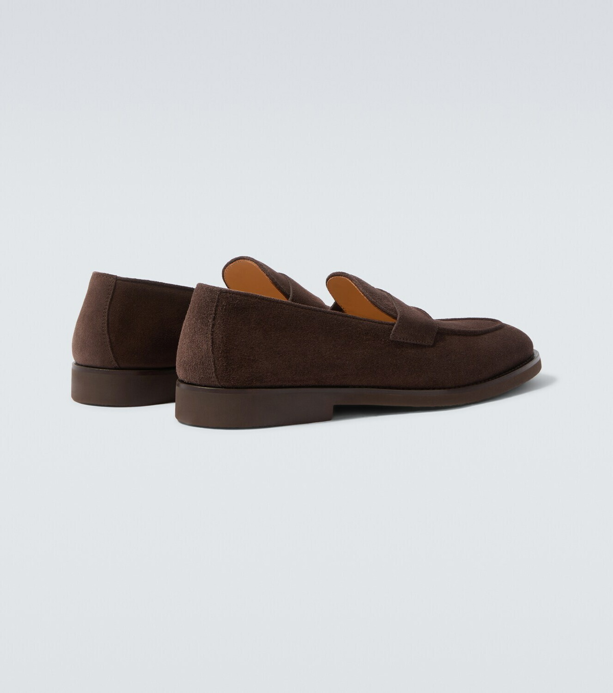 Brunello Cucinelli Suede penny loafers