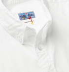 Blue Blue Japan - Button-Down Collar Cotton Oxford Shirt - White