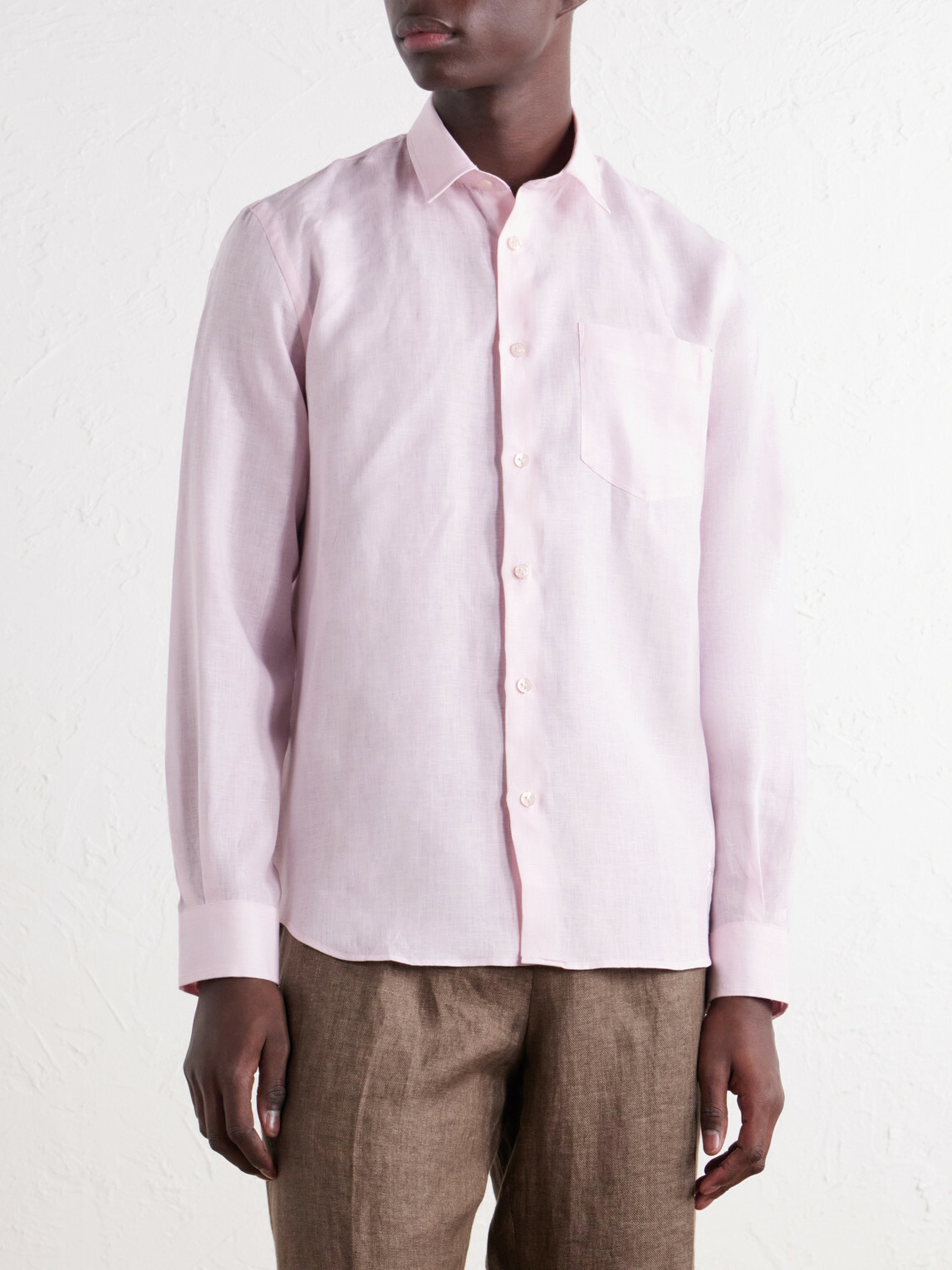 Vilebrequin - Caroubis Woven Linen Shirt - Pink