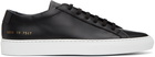 Common Projects Black Original Achilles Low Sneakers