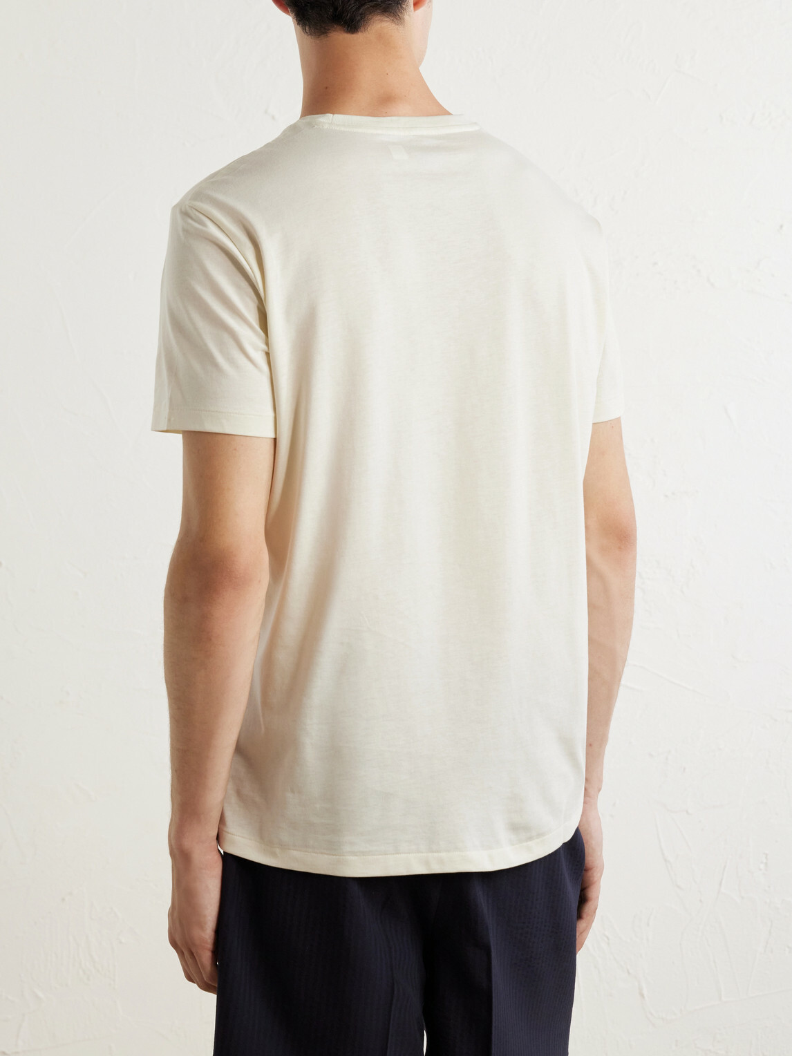 Polo Ralph Lauren - Logo-Embroidered Cotton-Jersey T-Shirt - Neutrals
