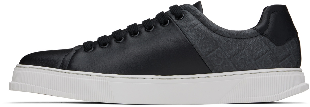 Ferragamo Black Low Top Sneakers