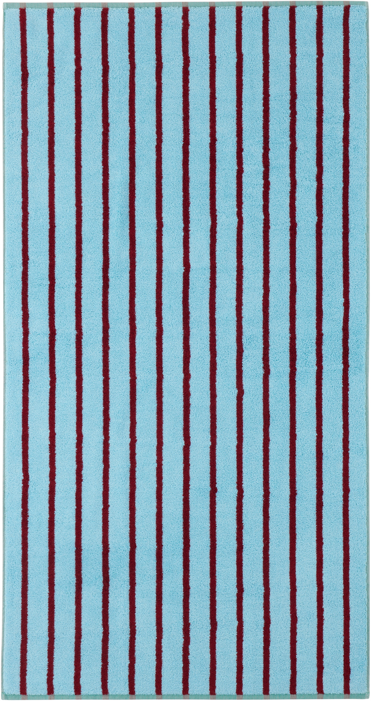 Dusen Dusen Blue & Green Tile Stripe Towel