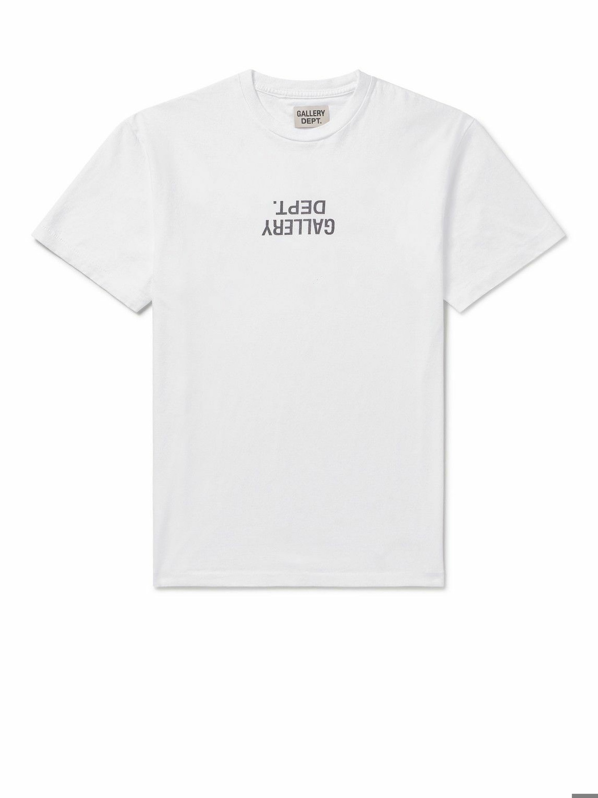 Gallery Dept. - Logo-Print Cotton-Jersey T-Shirt - White Gallery Dept.