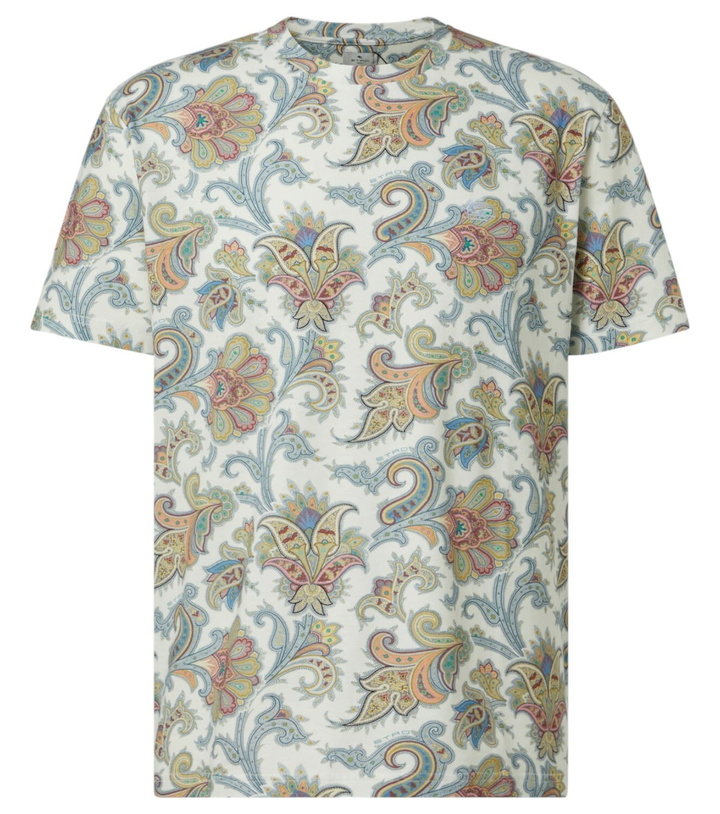 Photo: Etro Paisley cotton jersey T-shirt