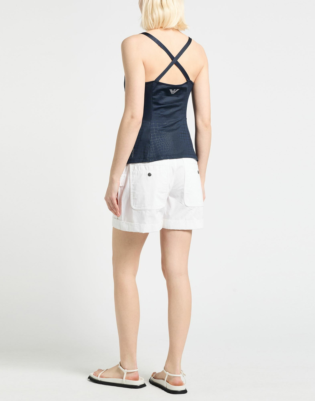 Ea7 Womens Top Midnight in Blue