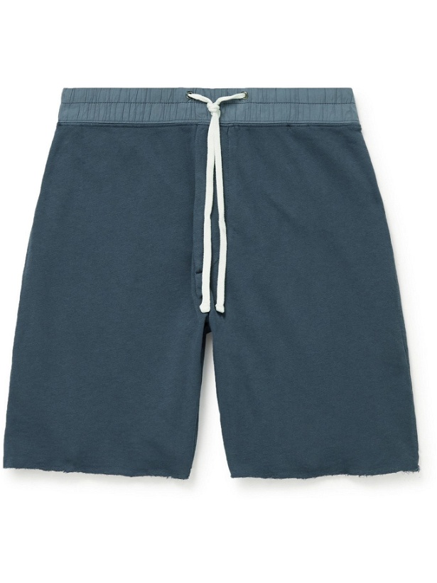 Photo: James Perse - Supima Cotton-Jersey Drawstring Shorts - Blue