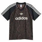 Adidas Women's Satin Jersey in Earth Strata/Aurora Coffee