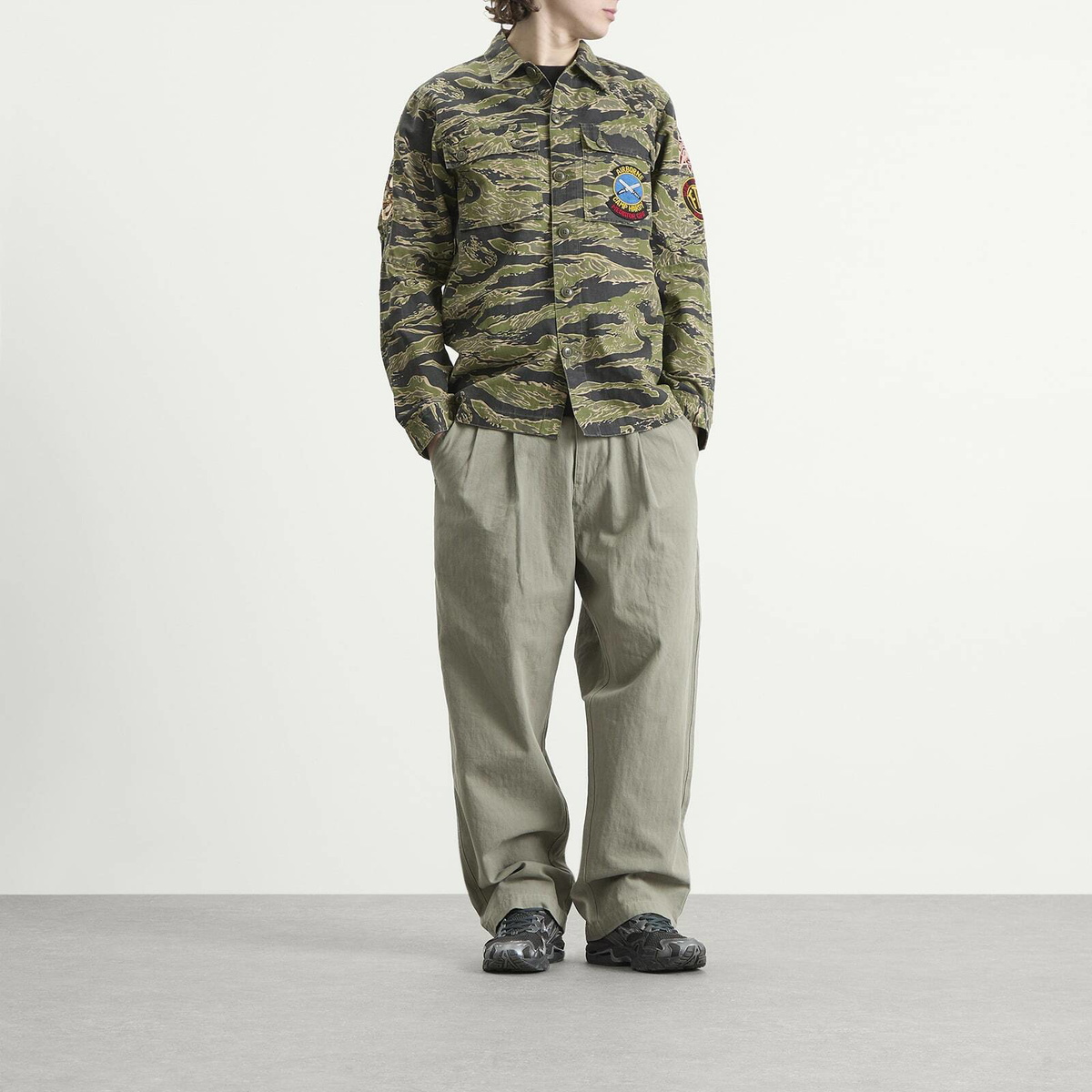 Maharishi Men's Green Berets Advisors Shirt in John Wayne Colourway