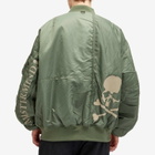 MASTERMIND WORLD Men's x Alpha Industries MA-1 Jacket in Olive