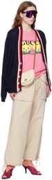 Gucci Pink Printed T-Shirt