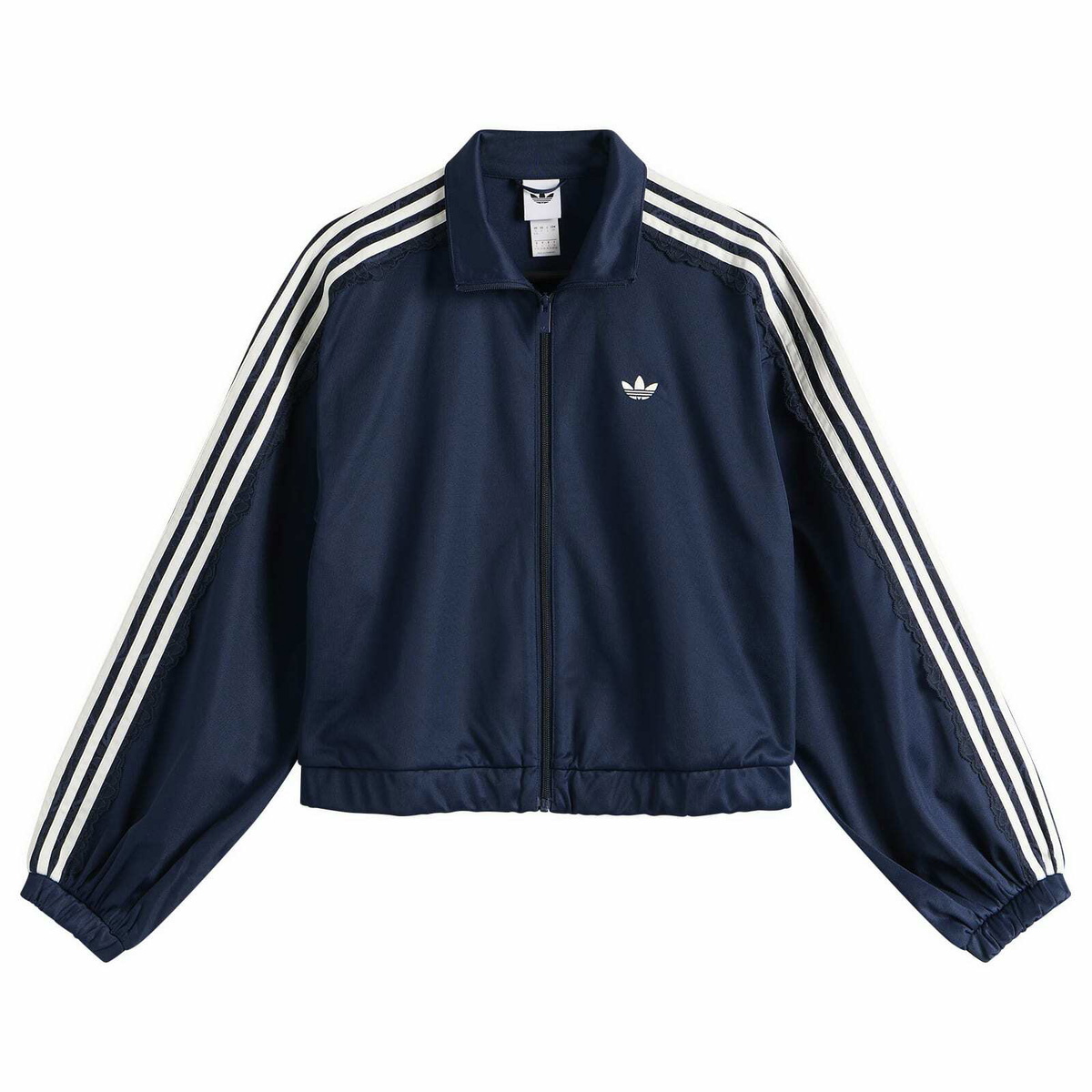 Adidas Women's Lace Oversized Track Top in Collegiate Navy