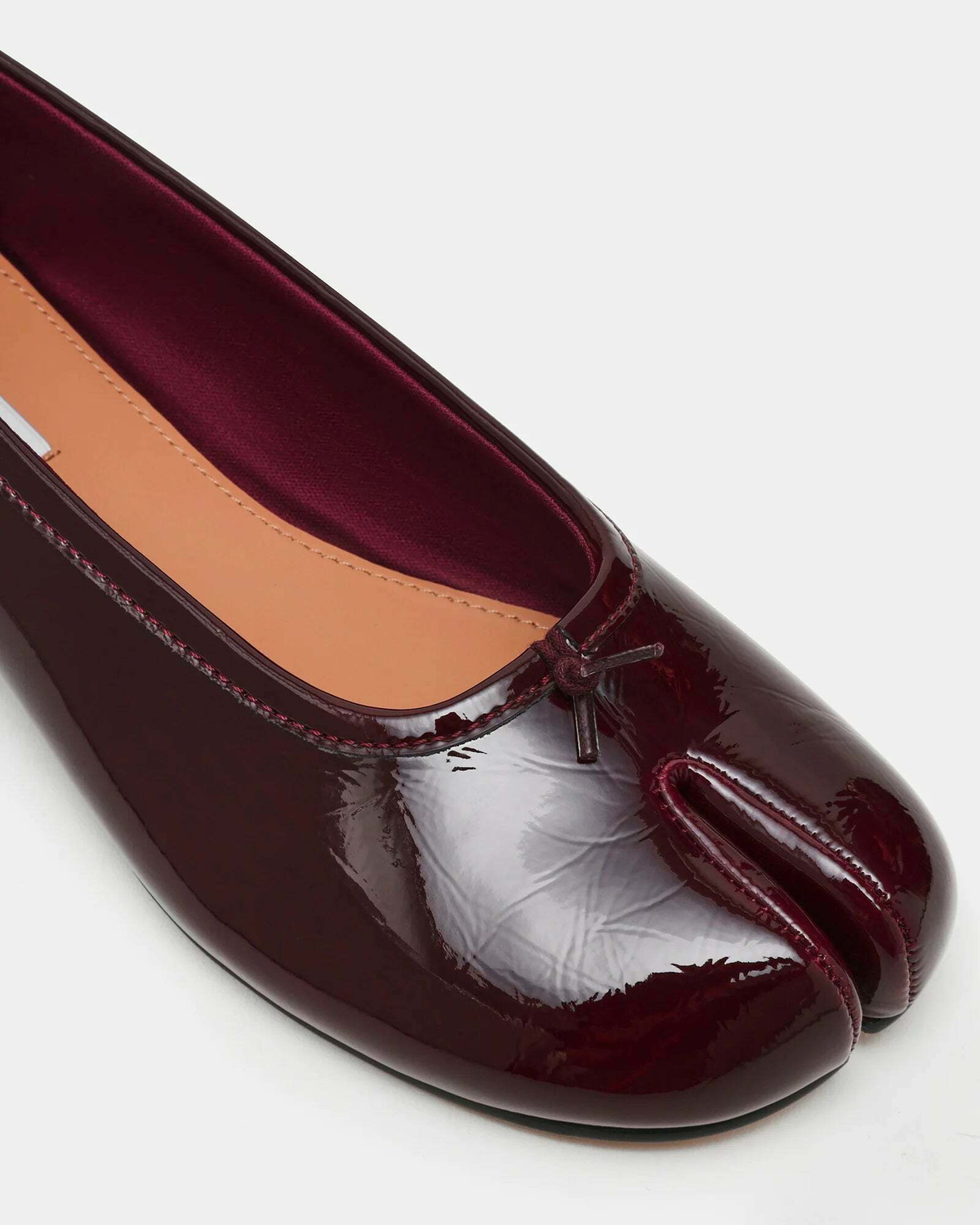 Steve Madden Calico Flats in Burgundy Patent