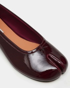 Steve Madden Calico Flats in Burgundy Patent
