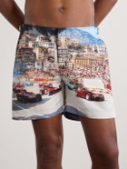 Orlebar Brown - Bulldog Straight-Leg Mid-Length Printed Swim Shorts - Multi