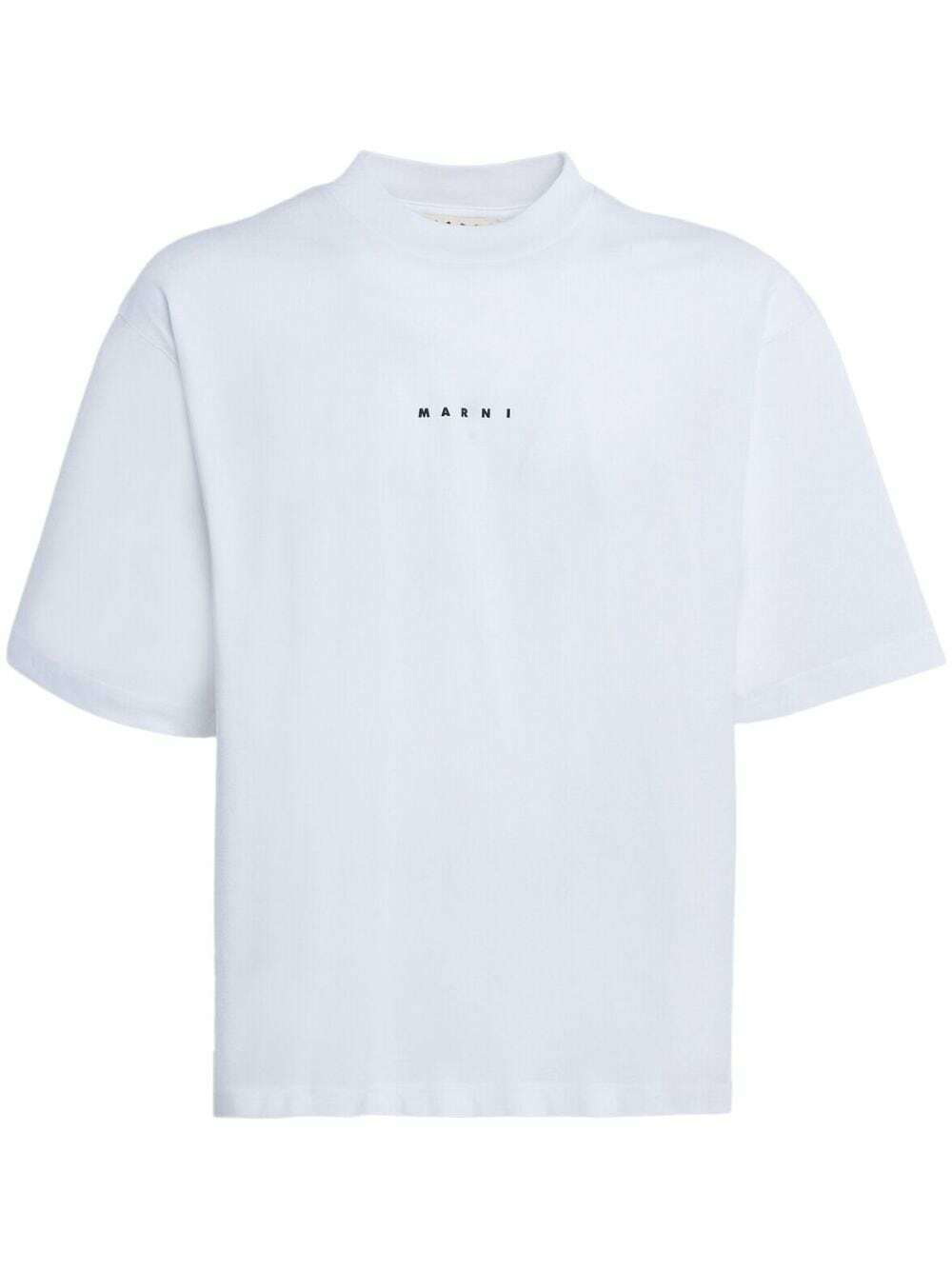 MARNI - Logo Cotton T-shirt Marni