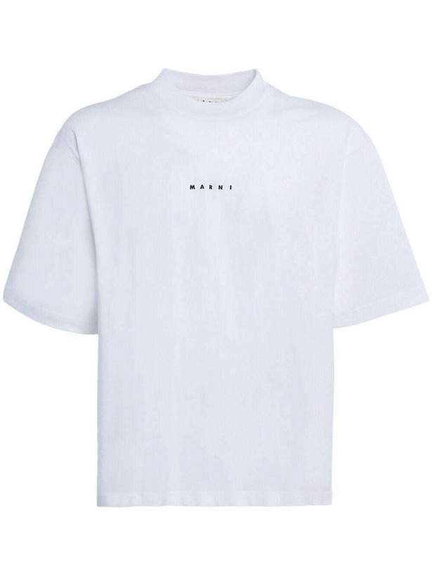 Photo: MARNI - Logo Cotton T-shirt