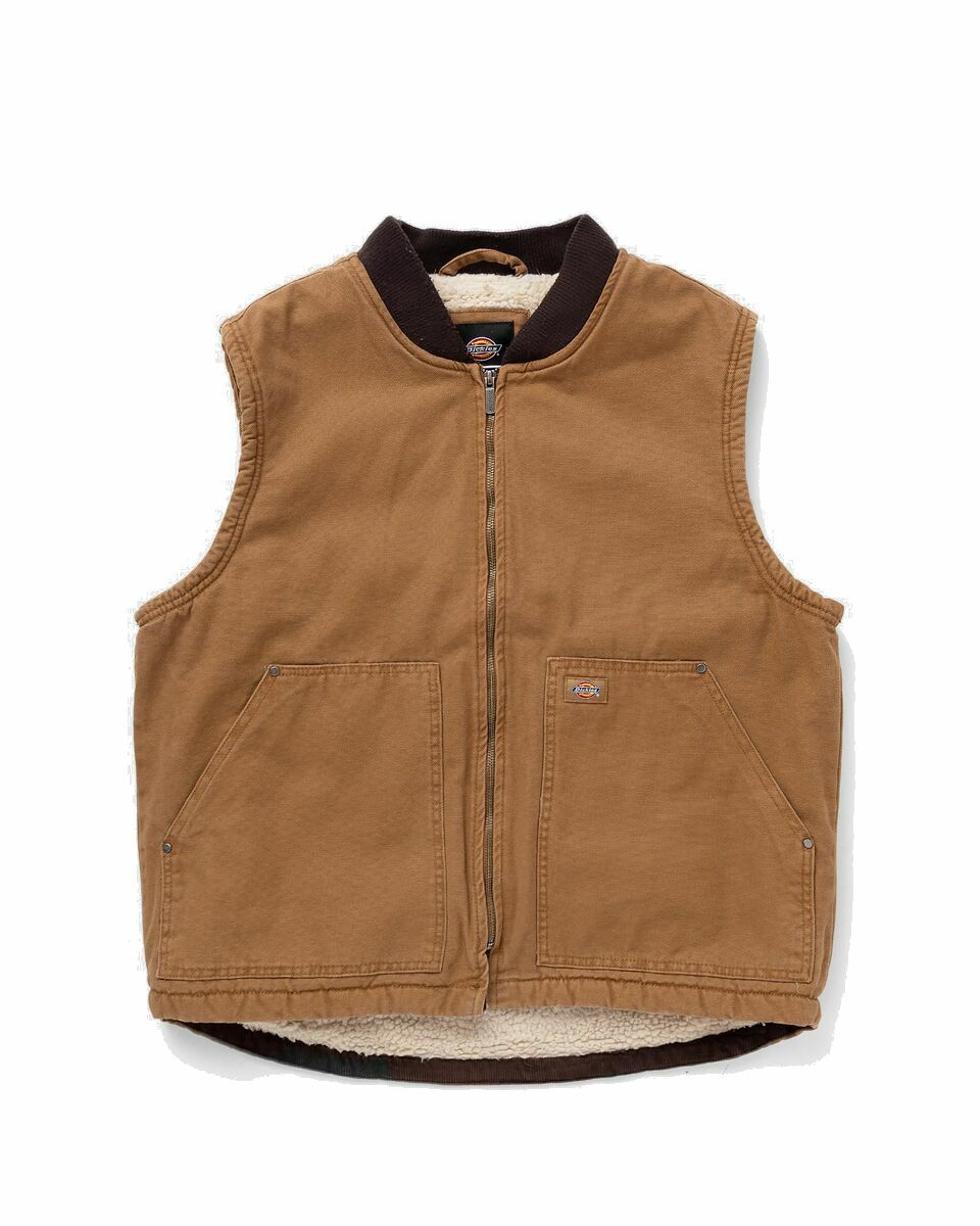 Dickies Duck Canvas Vest Beige M Man