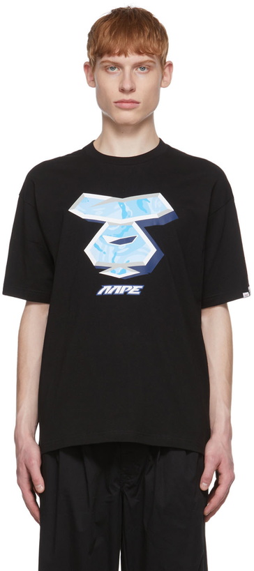 Photo: AAPE by A Bathing Ape Black Cotton T-Shirt