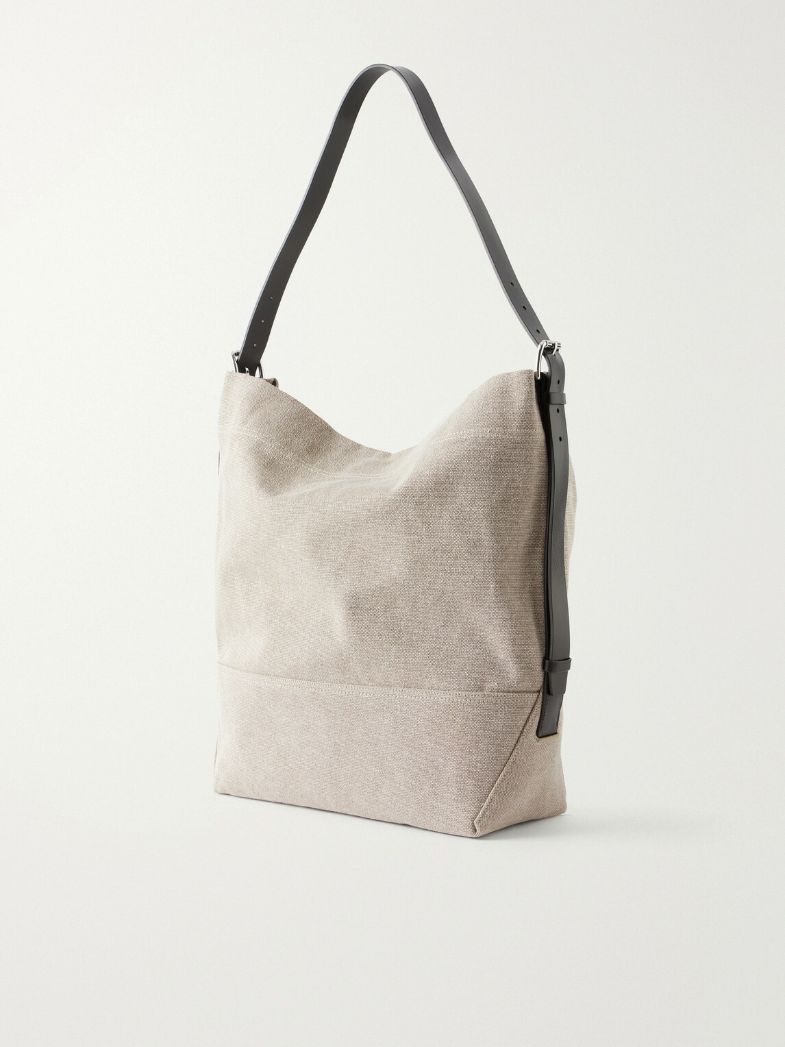 LEMAIRE - Leather-Trimmed Canvas Tote Bag