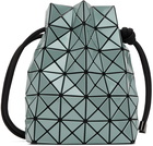 BAO BAO ISSEY MIYAKE Green Wring Gloss Bag