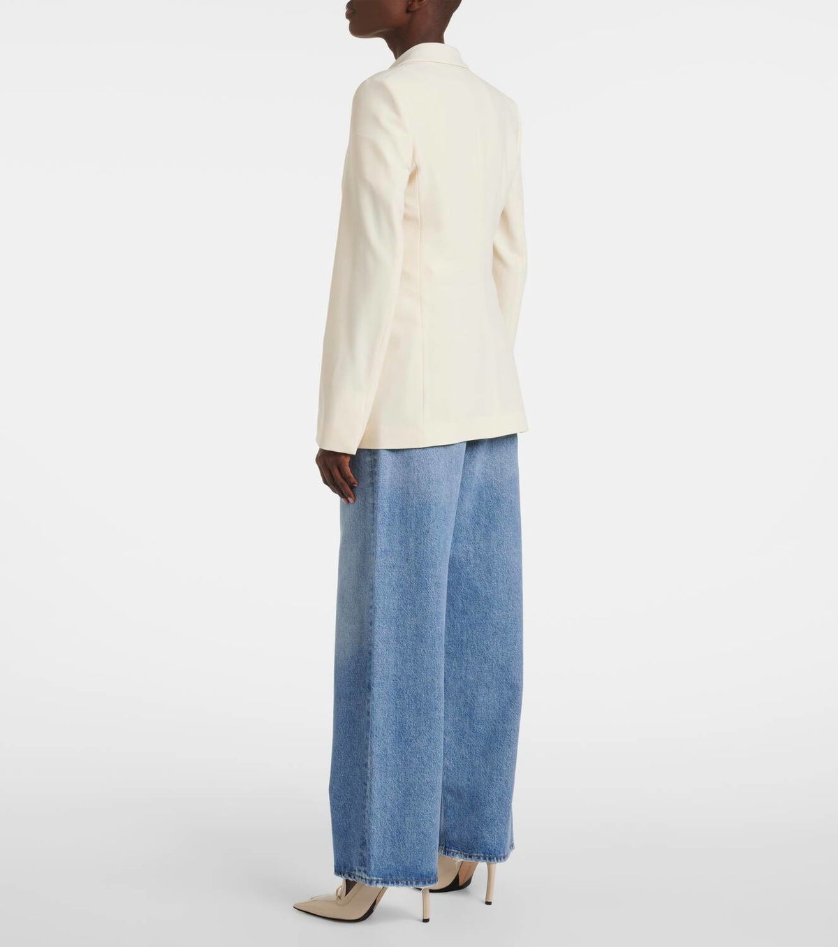 Fforme Bennet wool-blend crêpe blazer
