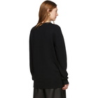 Loewe Black Knit Stitch Sweater