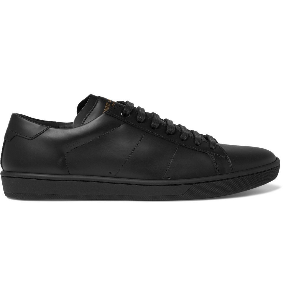 Saint Laurent - SL/01 Court Classic Leather Sneakers - Men - Black ...