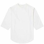 SOPHNET. Men's Raglan Sleeve Wide Football T-Shirt in White