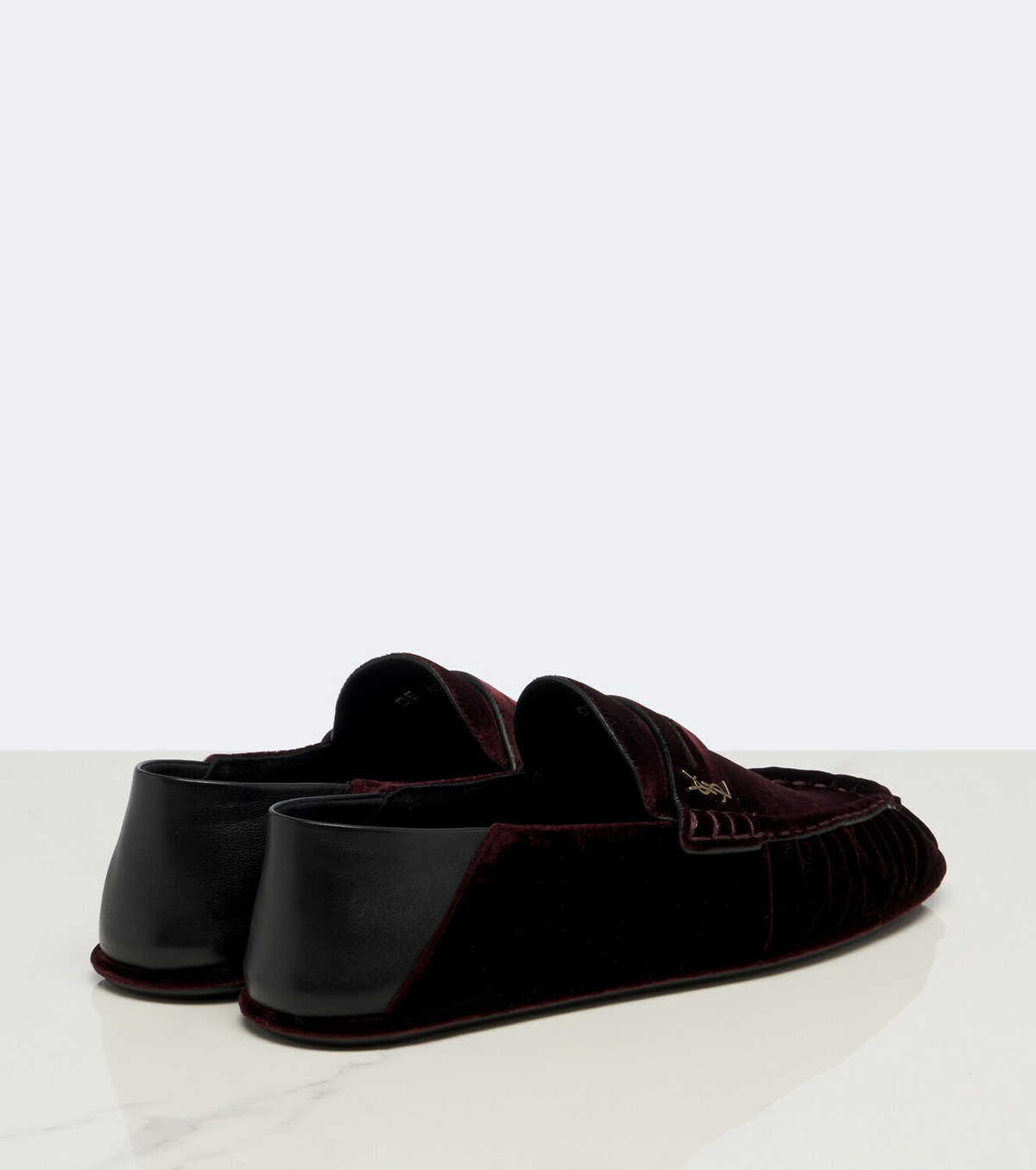 Saint Laurent Le Loafer velvet penny loafers