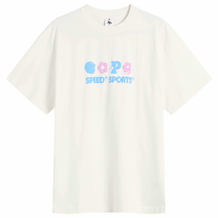 Photo: Pawa Speed Sports Men's Multi Monogram T-Shirt in Cream