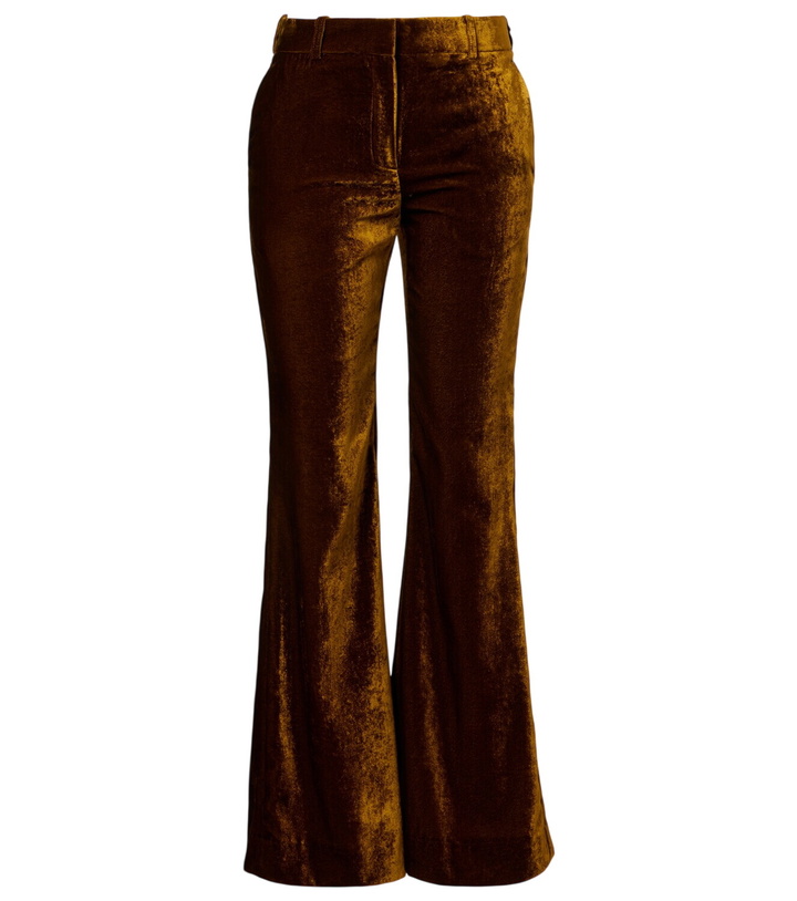Photo: Nina Ricci Velvet flared pants